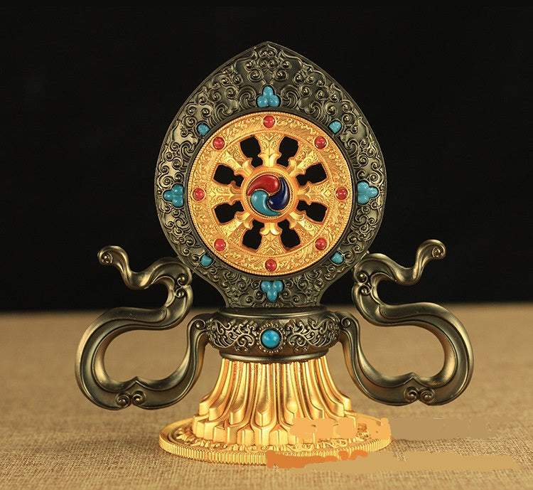 Tibetan Buddhism Tantric Instrument Wheel Wang Qizhen