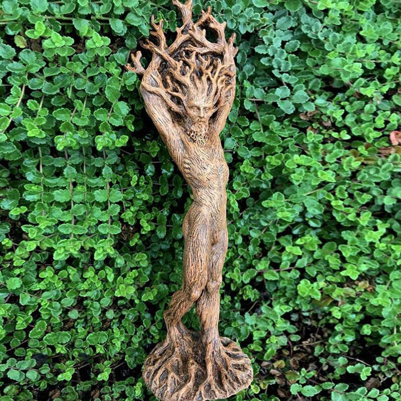 Forest God and Goddess Resin Statue
