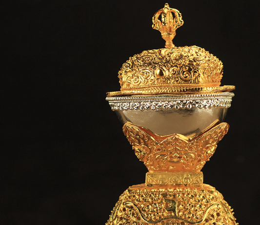 Nepal Tibetan Buddhism Supplies Tantric Patriarchal Instrument Toba Wine Cup Large