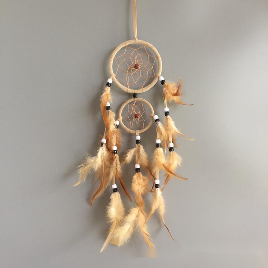 Upper And Lower Double Ring Dream Catcher