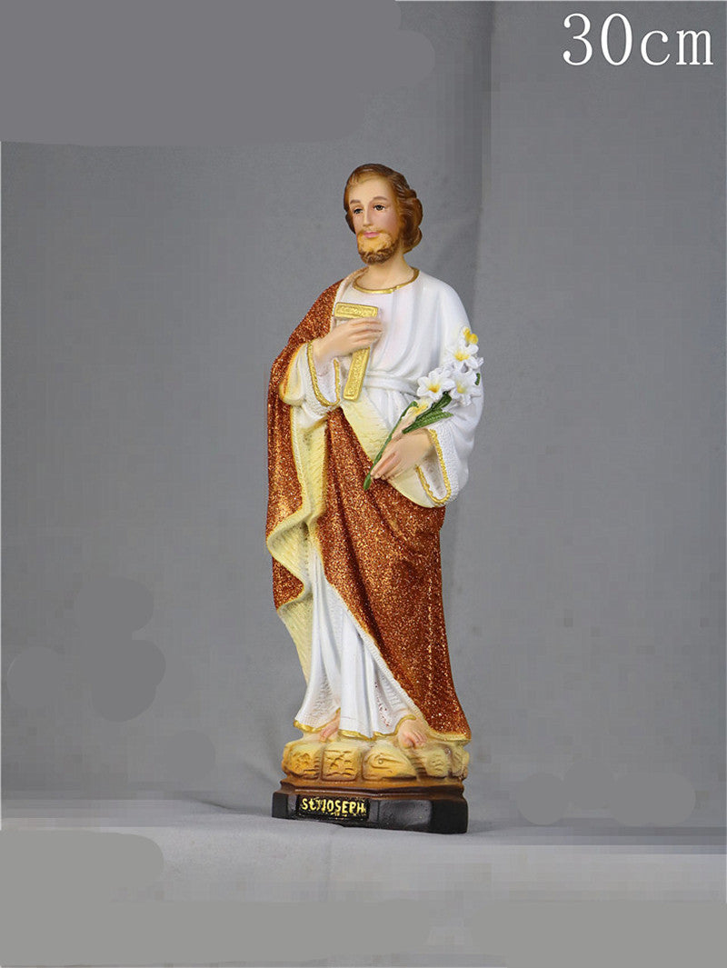Jesus Christian Catholic Icon Sacred Virgin Jesus Mary Church Family Statue