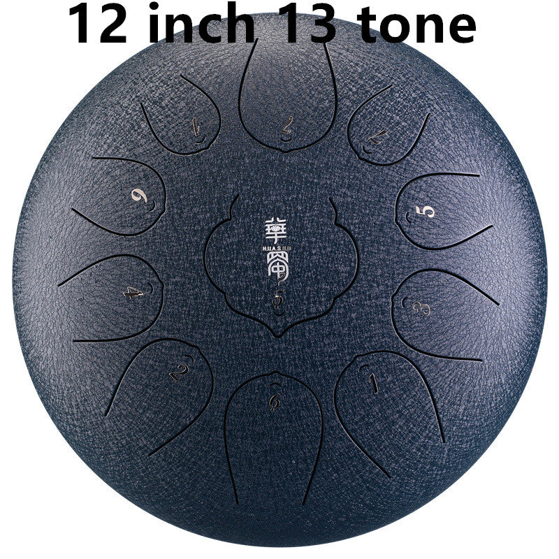 Steel tongue drum percussion