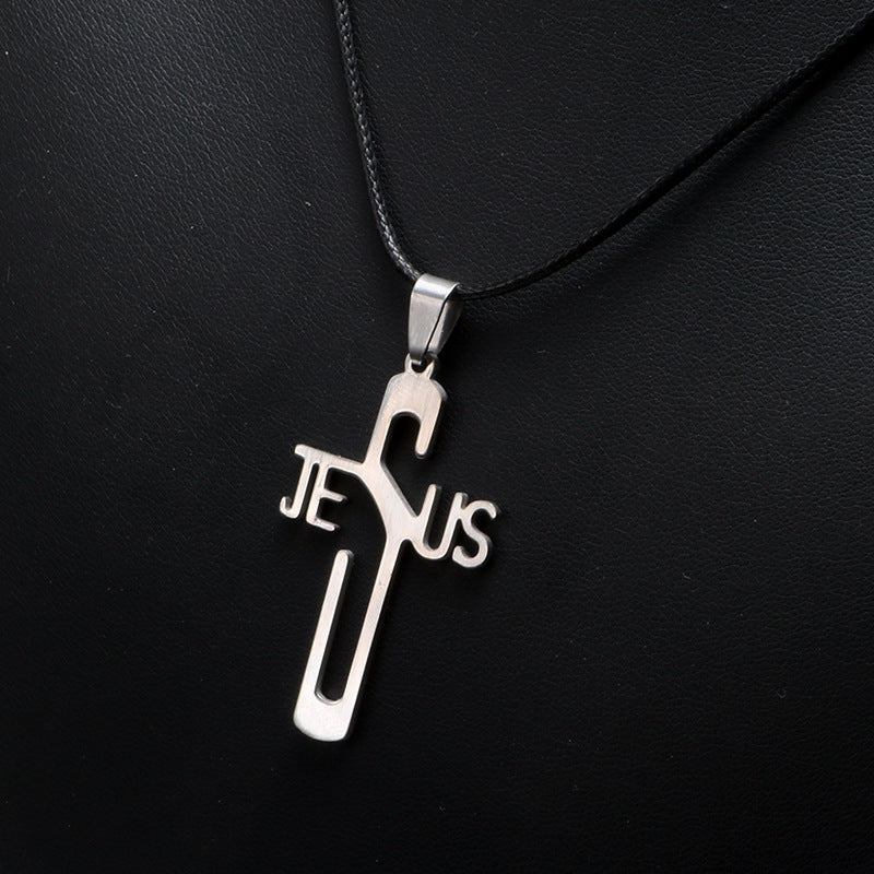 Personality JESUS Jesus Cross Necklace