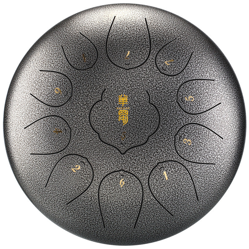 Steel tongue drum percussion