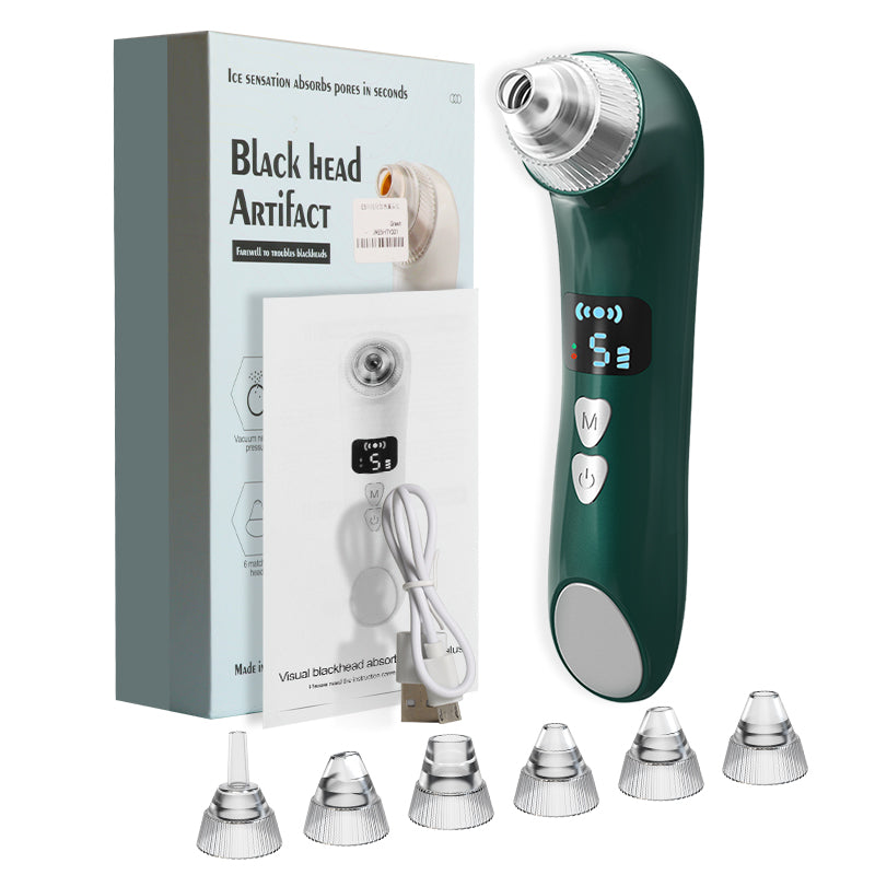 Heating Blackhead Instrument Visualizing Blackhead Instrument Rechargeable Pore Cleaner