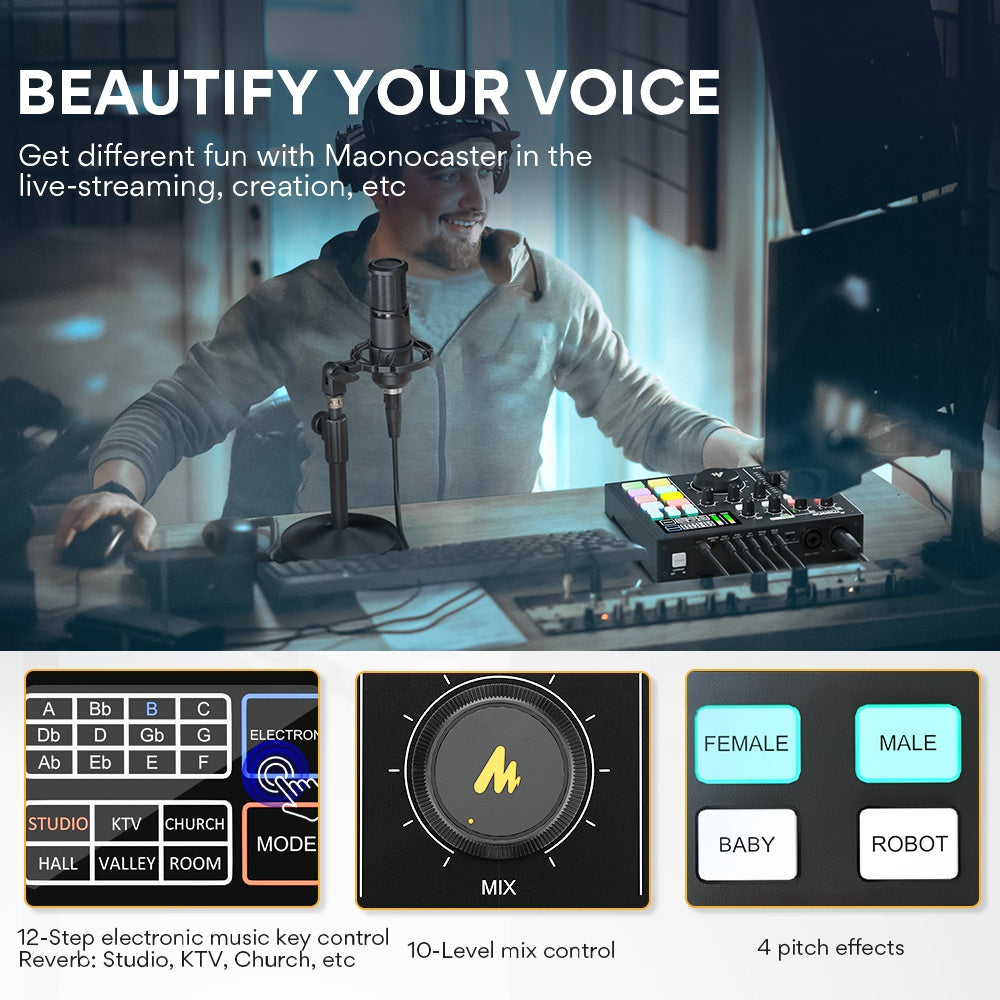 Sound Card Singing Live Special Recording Full Set Of Equipment