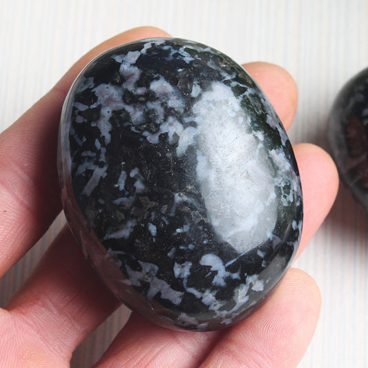 Crystal Handles Natural Gabbro Stone Ornaments