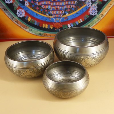Handmade Buddha Sound Yoga meditation bowl