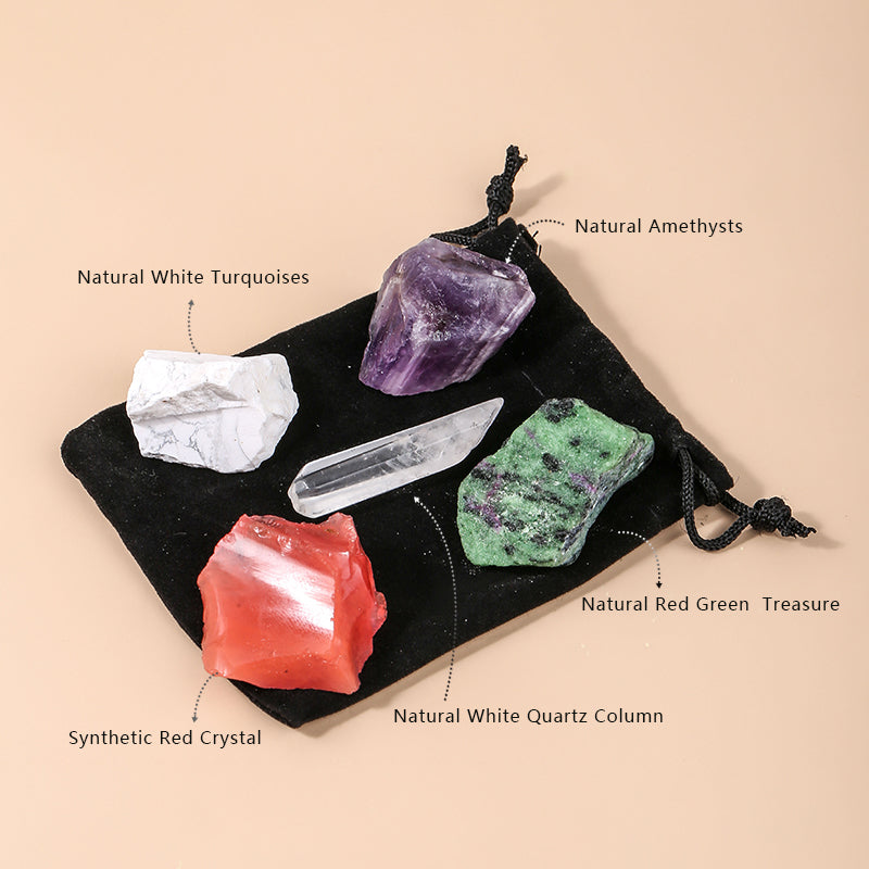 Chakra Rough Stone Sets 15 to Choose From