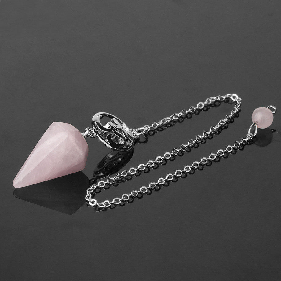 Crystal Ore Pendulum Spiritual Pendant Jewelry