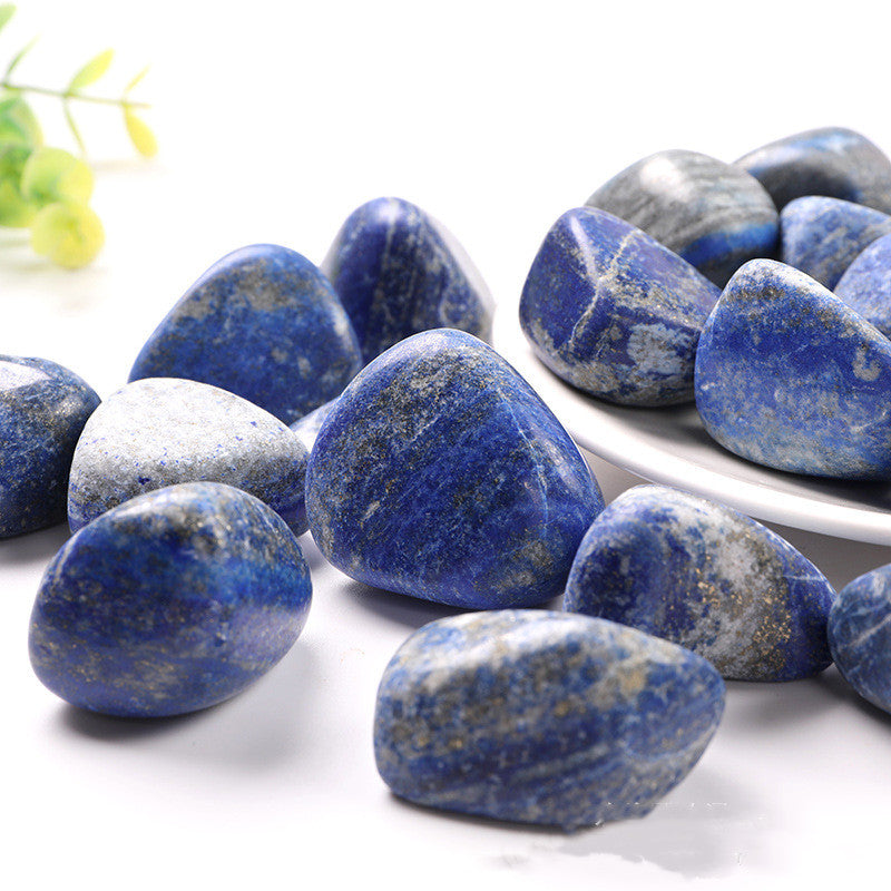10Pcs Blue Sodalite Stone Tumbled Healing