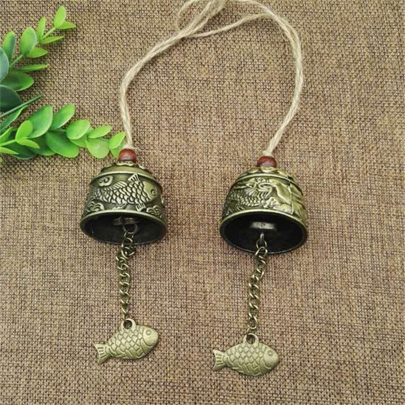 Metal wind Bells, 2 to Choose From Dragon or A Fish
