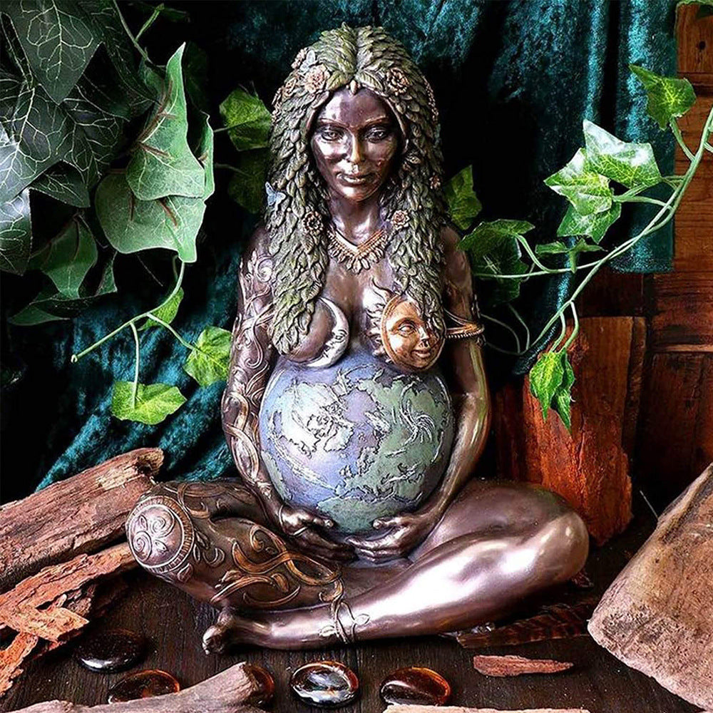 Mother Earth Statue Resin