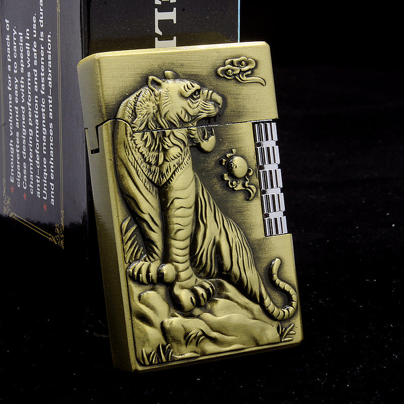 Embossed Chinese Dragon Gas Lighters