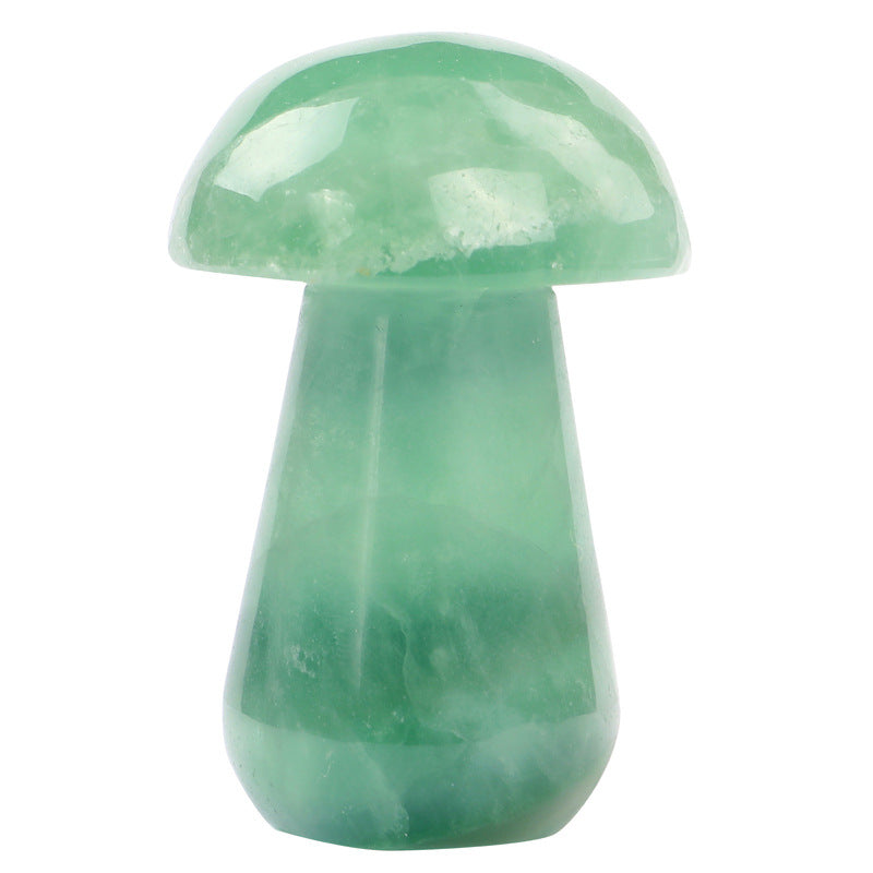 Fluorite Mushroom Adorable Crystal Ornaments