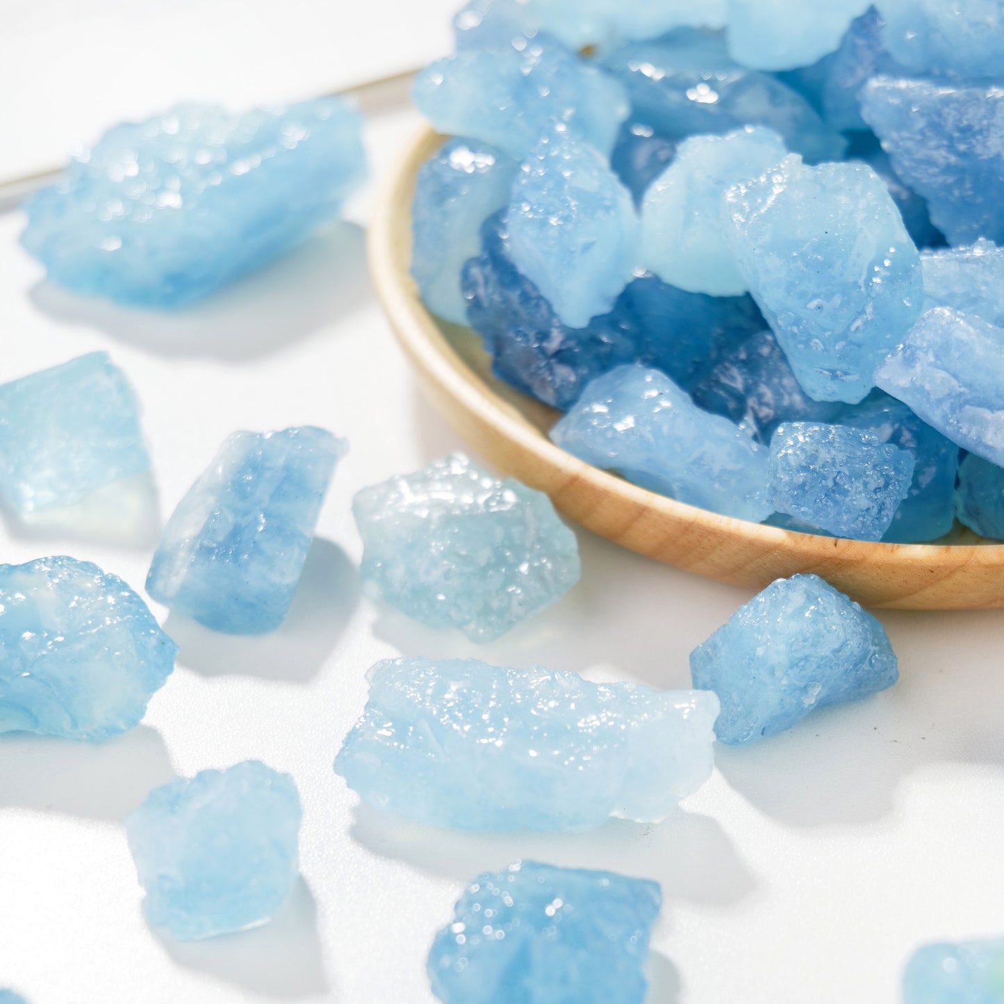 Natural Crystal Aquamarine Raw Stone Bare