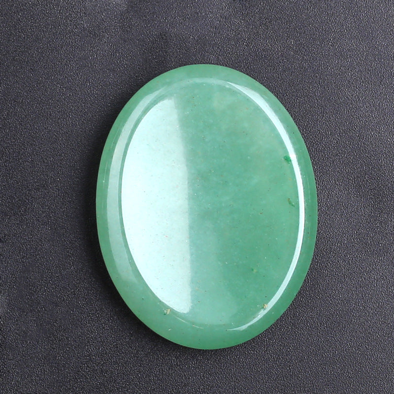 Oval Thumb Stone Natural Crystal Decompression Worry Stone