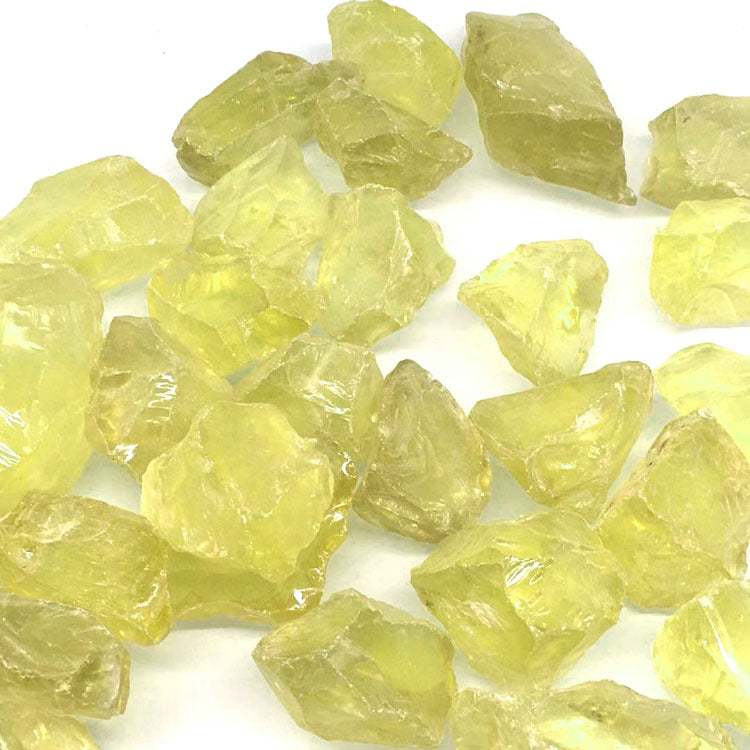 Natural Yellow Crystal Original Stone Heliodor Beryl