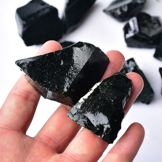 Crystal Large-grain Rough Obsidian