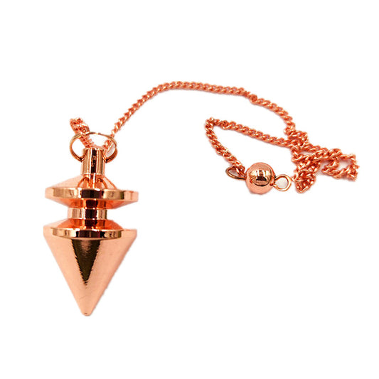 Copper Conical Gyro Gravity Concentrated Pendulum Pendant