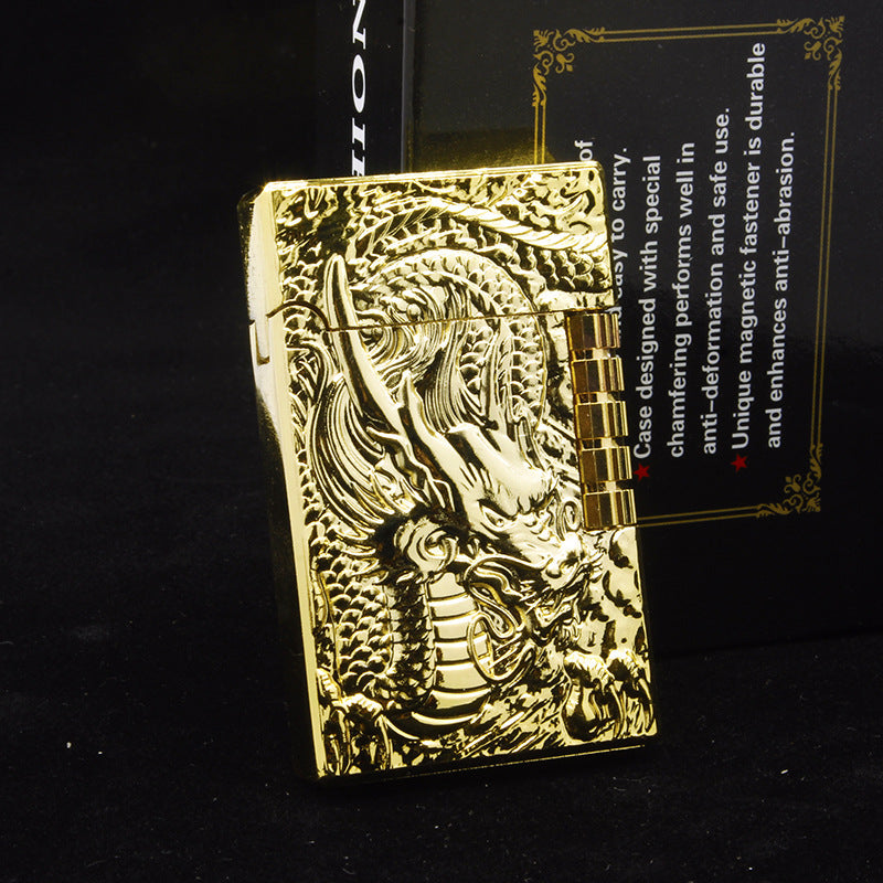 Embossed Chinese Dragon Gas Lighters