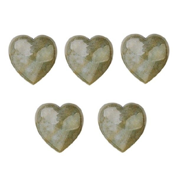 Crystal Natural Stones Heart Shaped Polished Gems