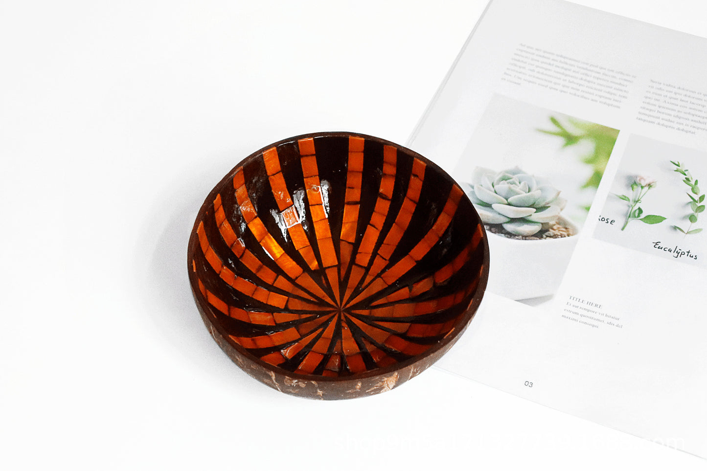 Beautiful Coconut Crafted Decorative bowl