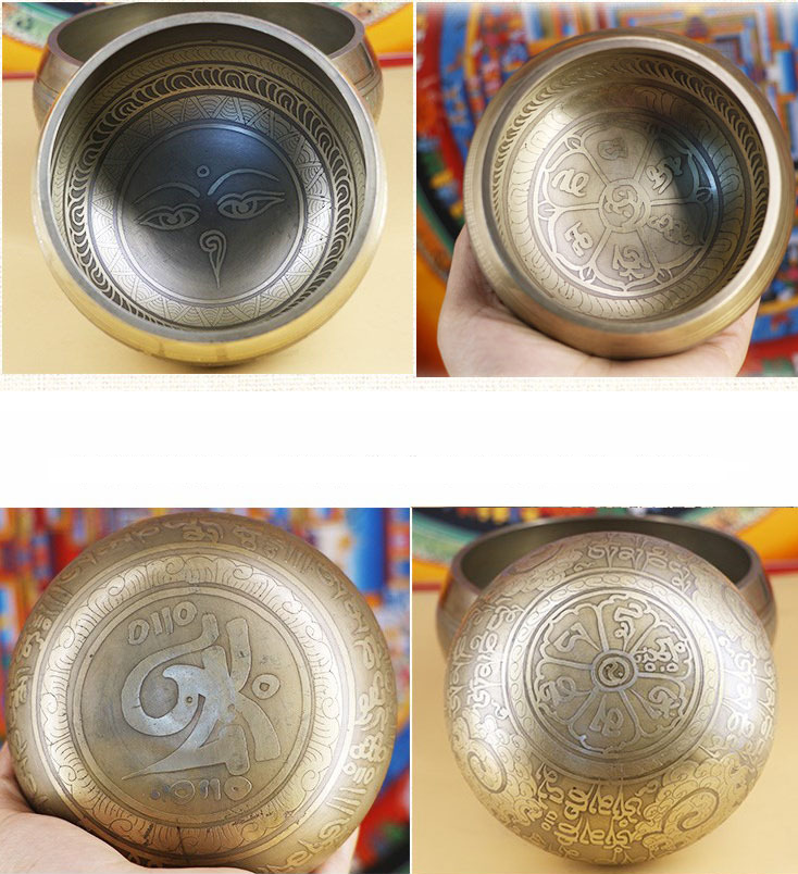 Handmade Buddha Sound Yoga meditation bowl