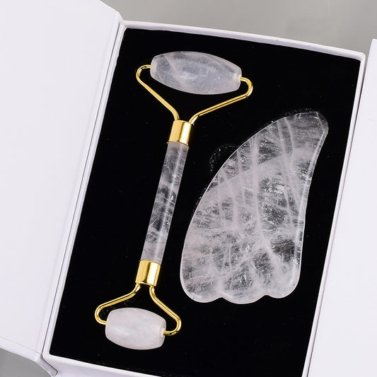 Stone Roller Massager Crystal Beauty Instrument Transparent Crystal
