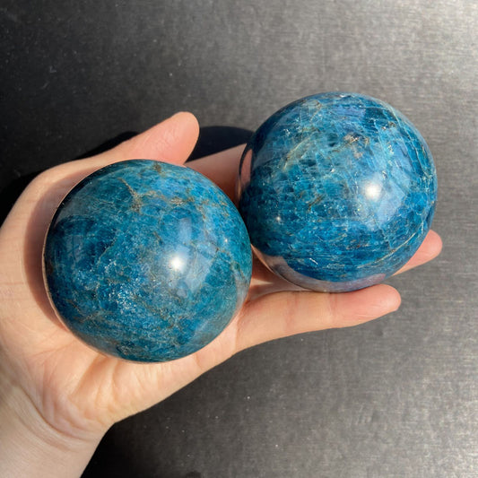 Natural Crystal Ball Blue Apatite Ball Blue Apatite Rough
