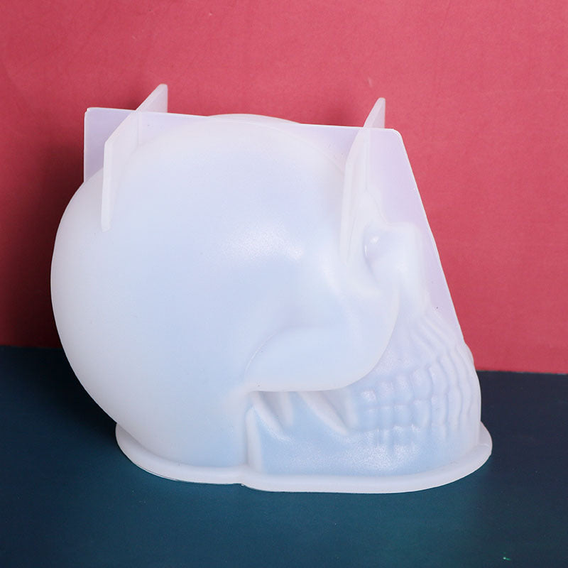 Proudly Drop Glue Mould Skull Candle