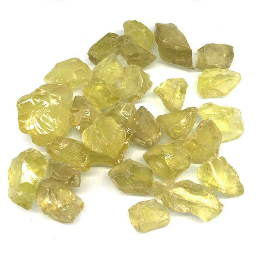 Natural Yellow Crystal Original Stone Heliodor Beryl