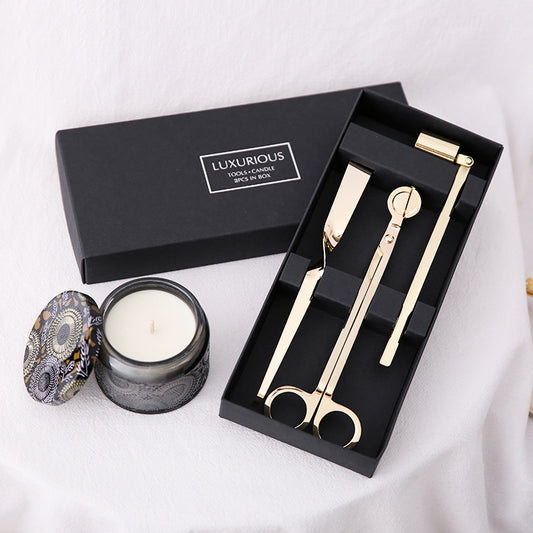 Aromatherapy Candle Tool Set Stainless Steel Four-piece Candle Extinguisher Accessories
