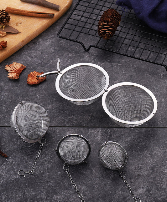Classic Style Stainless Steel Tea Ball Mesh Infuser, Weibao Filter