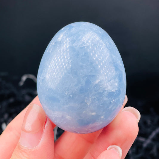 Natural Kyanite Egg Ornament Rough Stone