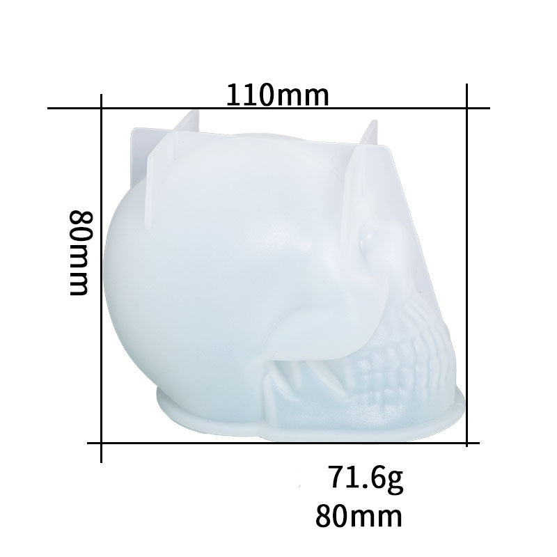 Proudly Drop Glue Mould Skull Candle