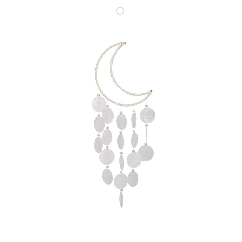 Simple White Shell Wind Chimes