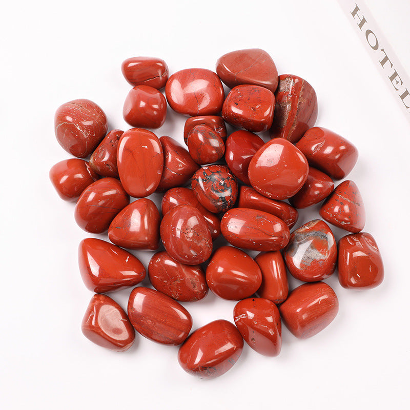 Natural Red Blood of Mother Jasper Polished Rough Stone