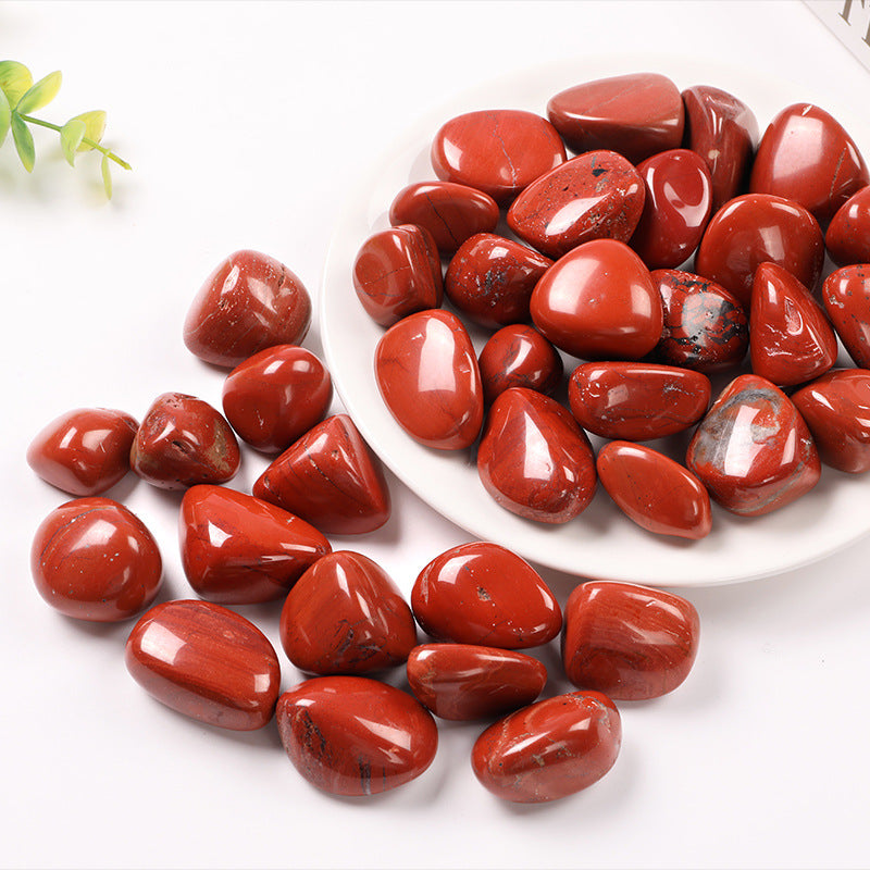 Natural Red Blood of Mother Jasper Polished Rough Stone